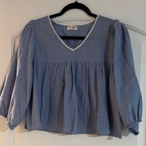 Boutique 3/4 sleeve blouse